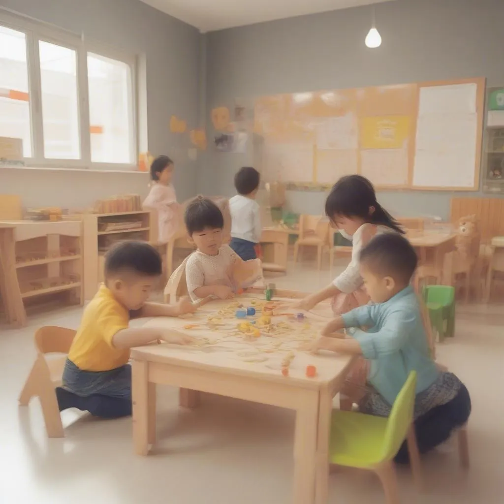 Activities in kindergarten