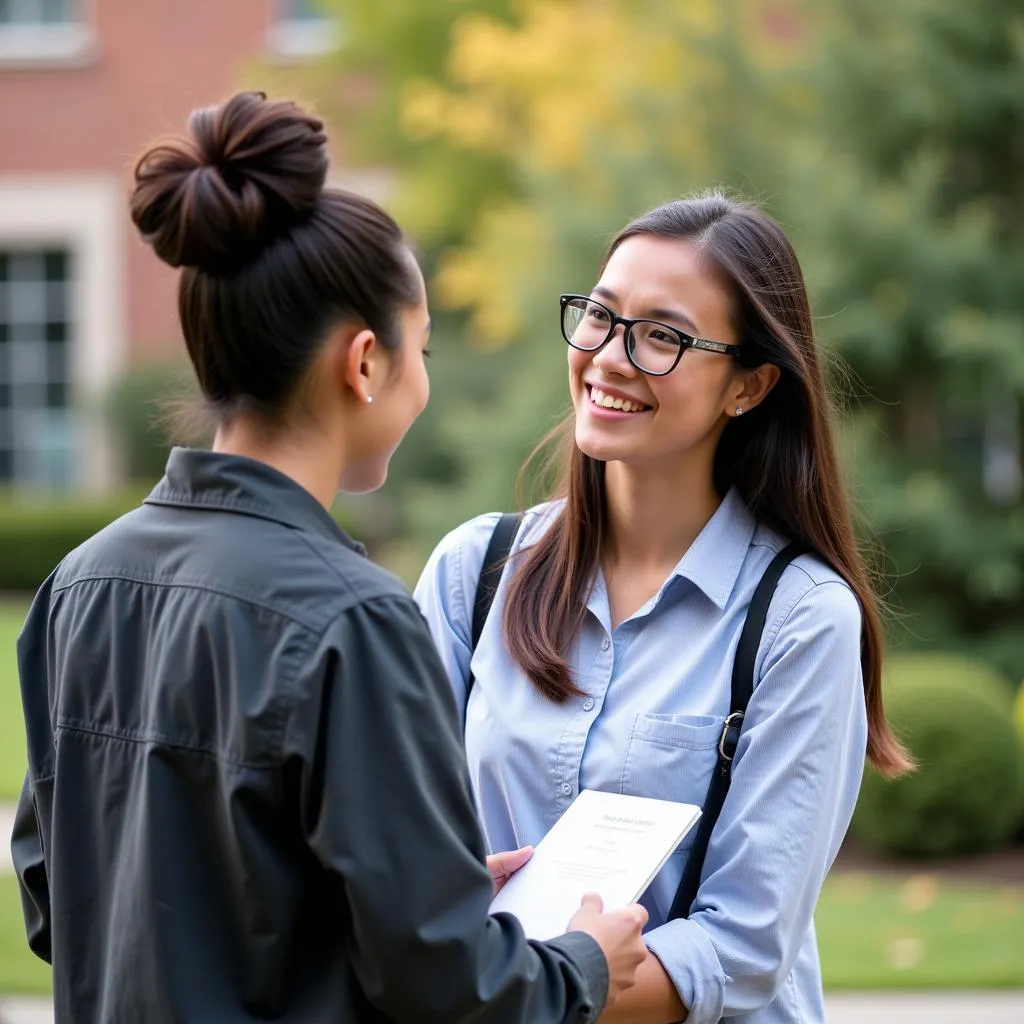 Tư vấn và hỗ trợ cho sinh viên Đại học Hồng Đức khoa Sư phạm Mầm non