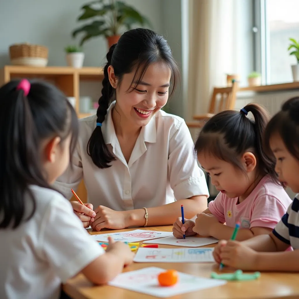 Giáo viên mầm non Việt Hàn Montessori