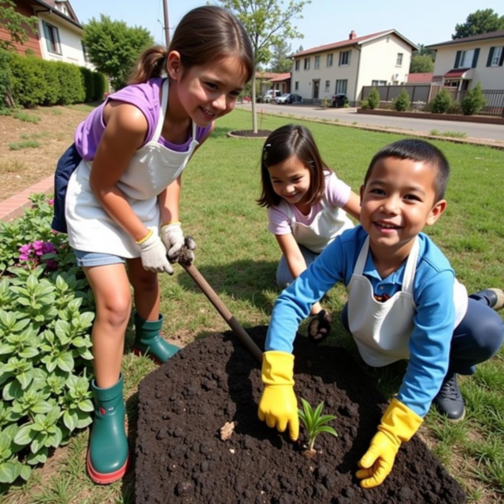 Hình ảnh hoạt động ngoại khóa của trẻ tại trường Casa Dei Bambini Kim Mã