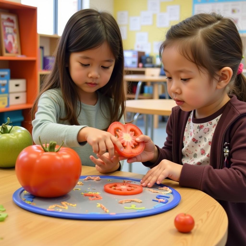 Hoạt động ngoại khóa bổ ích tại trường mầm non Tomato