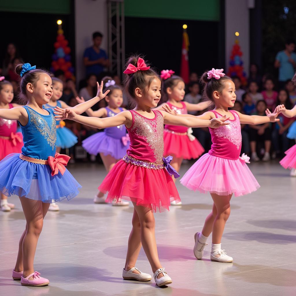 Hội thi Aerobic Mầm non Toàn thành 2017: Sân chơi bổ ích cho các bé