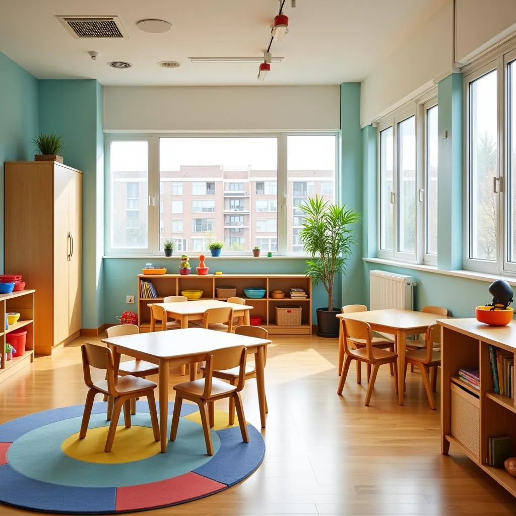 Cơ sở vật chất hiện đại tại trường mầm non quốc tế KinderLand