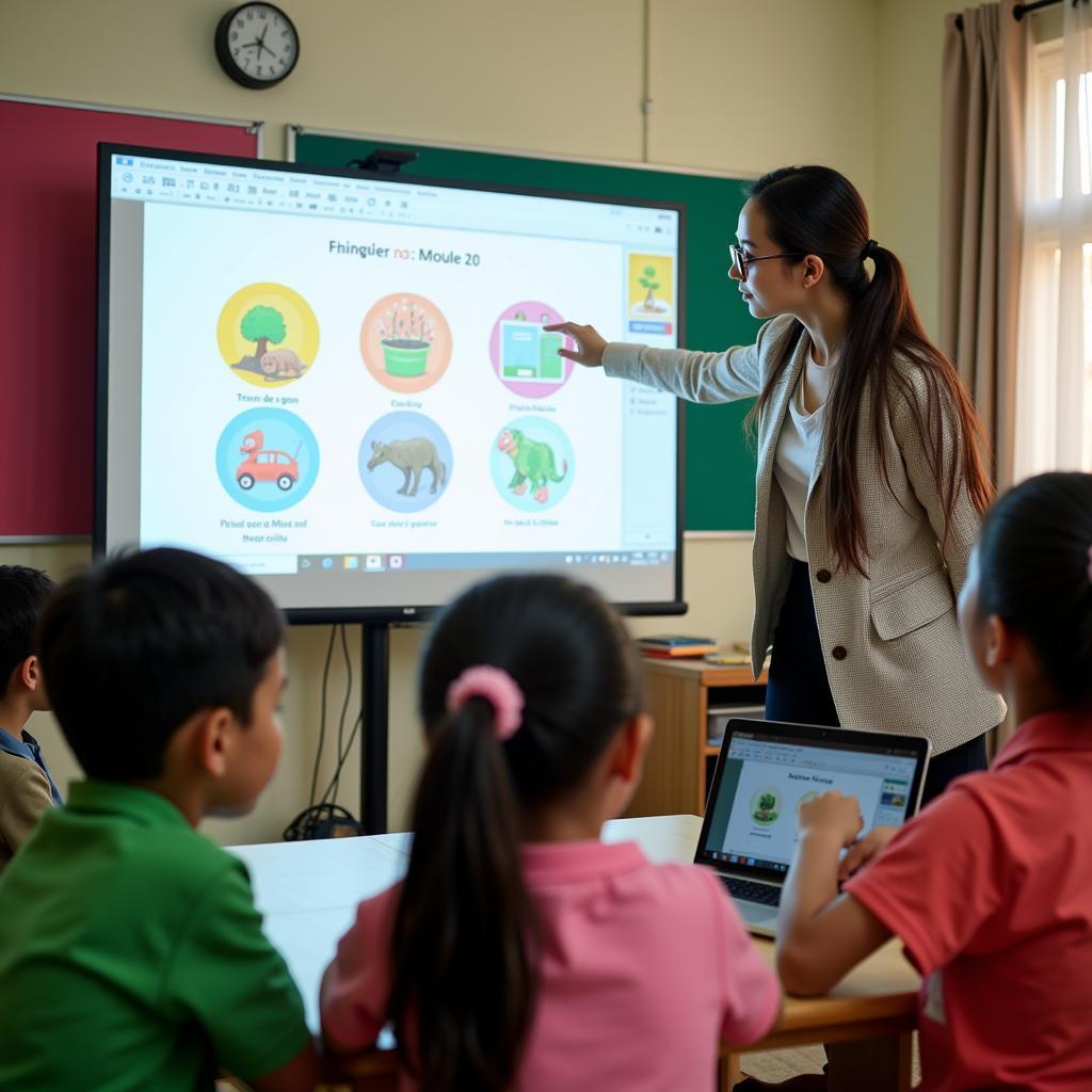 Bài giảng module 20 mầm non powerpoint mẫu giáo án