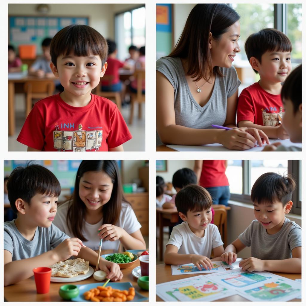 Minh and his preschool in Northeast