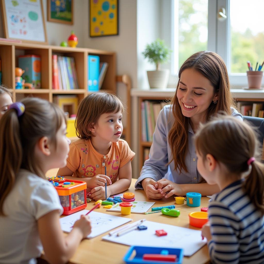 Chương trình học mầm non kindergarten hiện đại