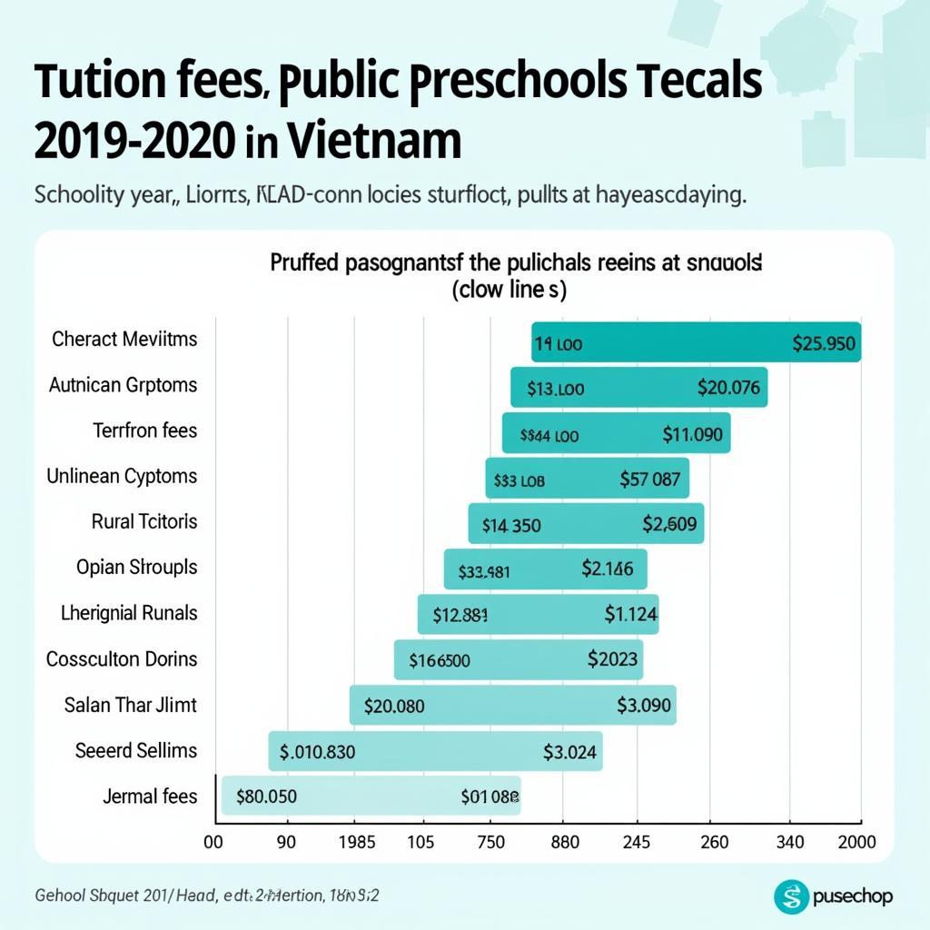 Học phí mầm non công lập năm học 2019-2020