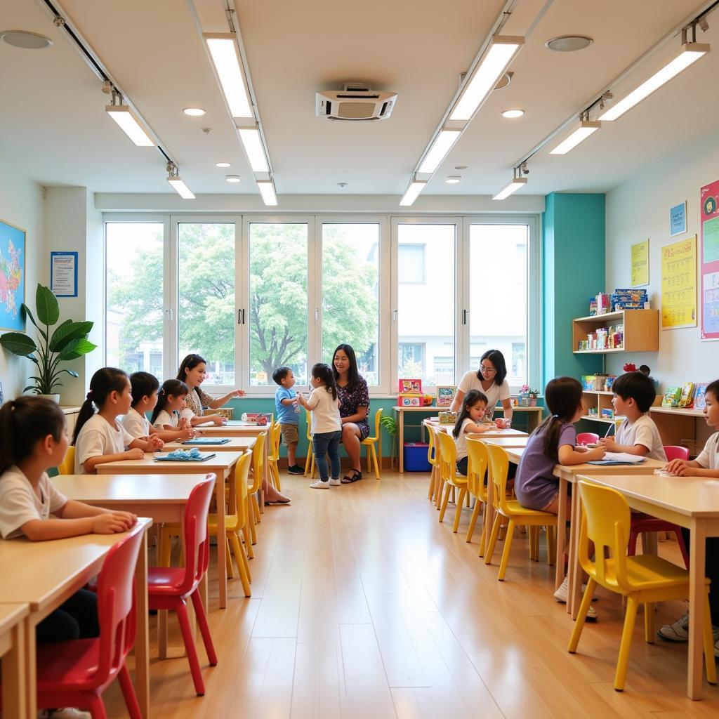 Học phí mầm non iSchool Trà Vinh - Cơ sở vật chất hiện đại