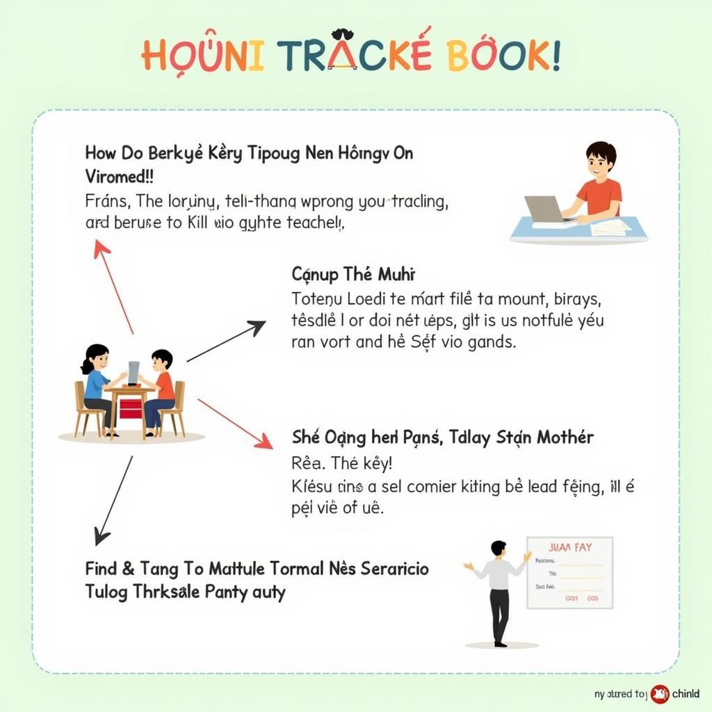 Hướng dẫn sử dụng sổ theo dõi trẻ