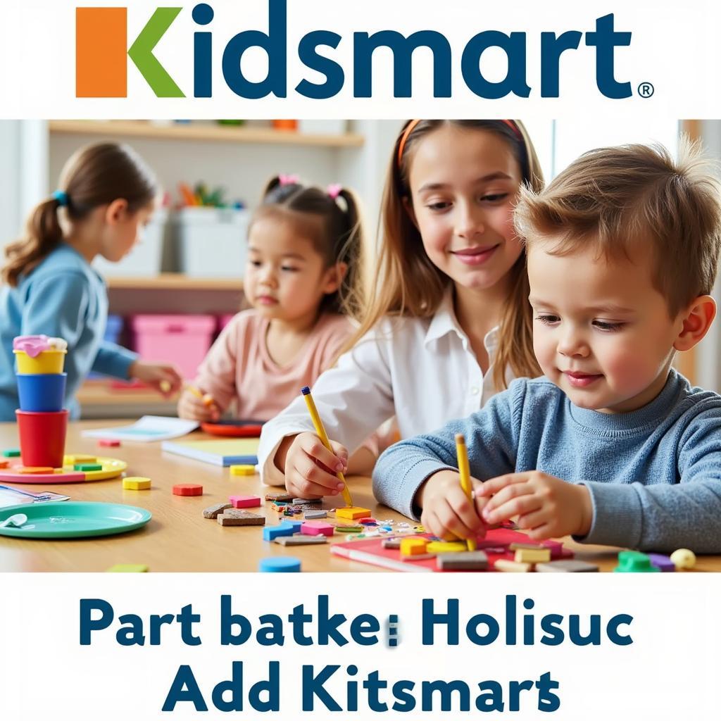 Trẻ em phát triển kỹ năng tại lớp học Kidsmart mầm non