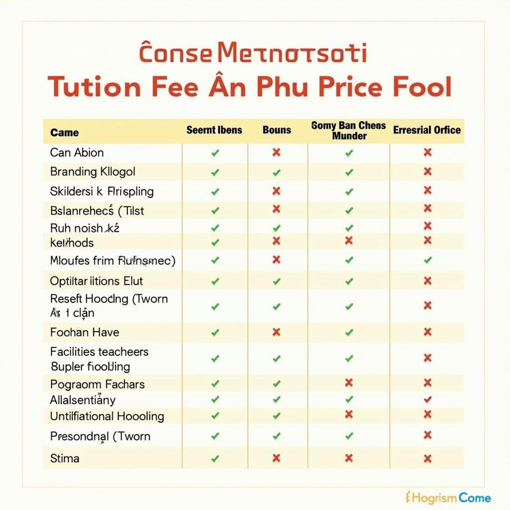 So sánh học phí mầm non Montessori An Phú Quận 2