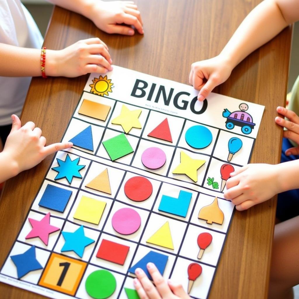 Trò chơi bingo mầm non vui nhộn