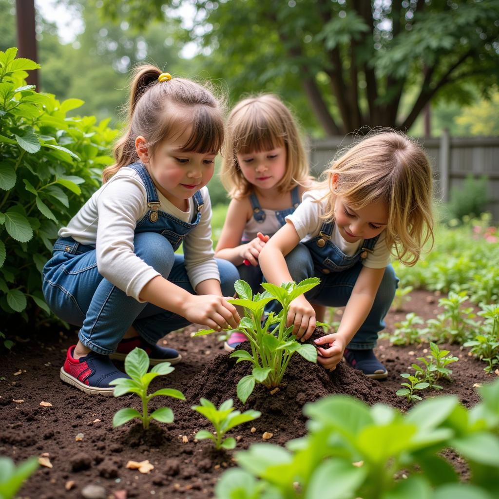 Trường Mầm Non Cohaskids: Khu vườn trồng cây cho bé trải nghiệm