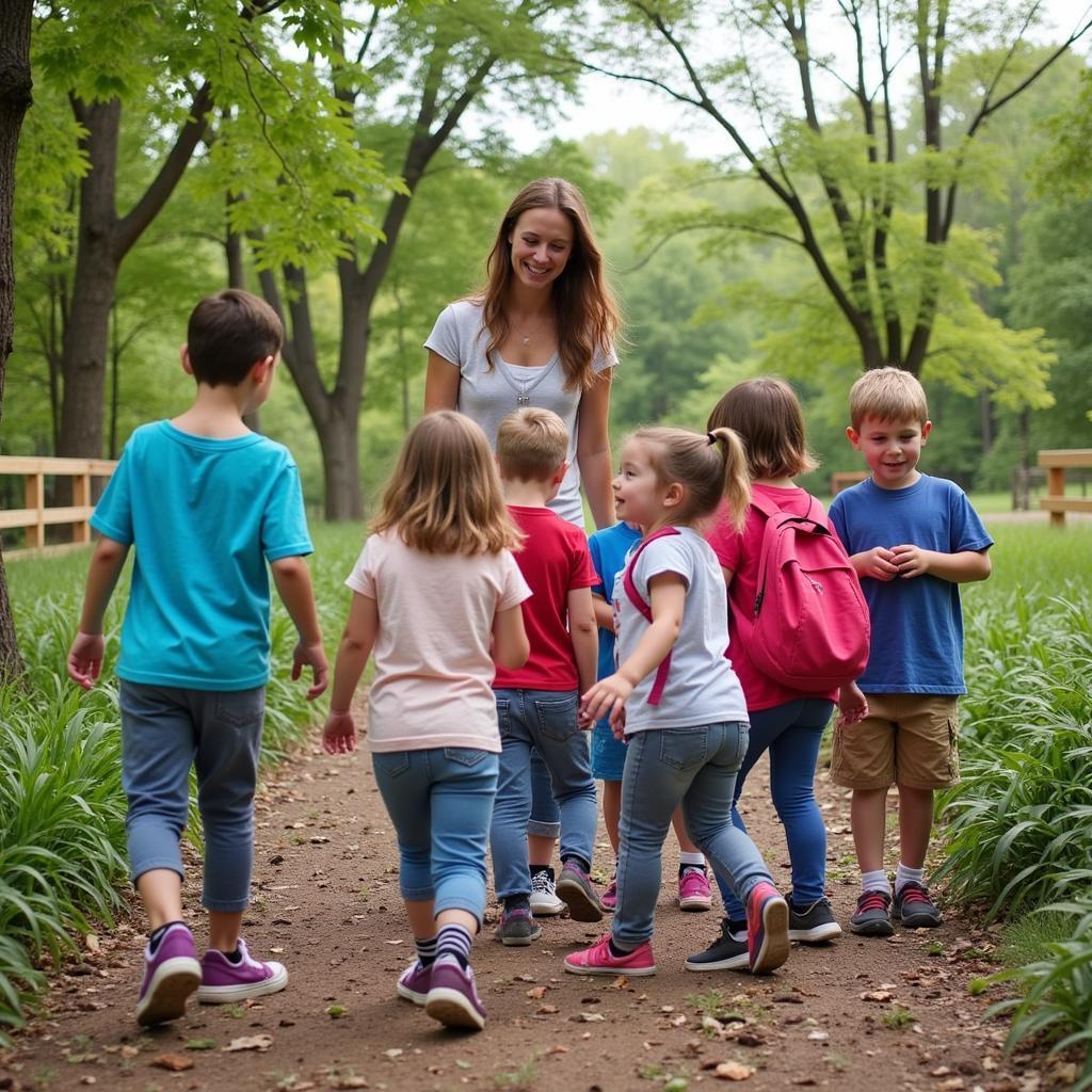 Hoạt động ngoại khóa tại trường mầm non HugoKids