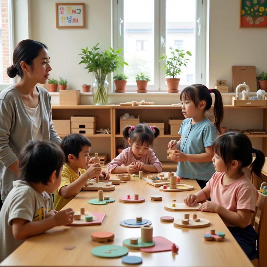 Trường Mầm Non Việt Hàn Montessori: Lớp học