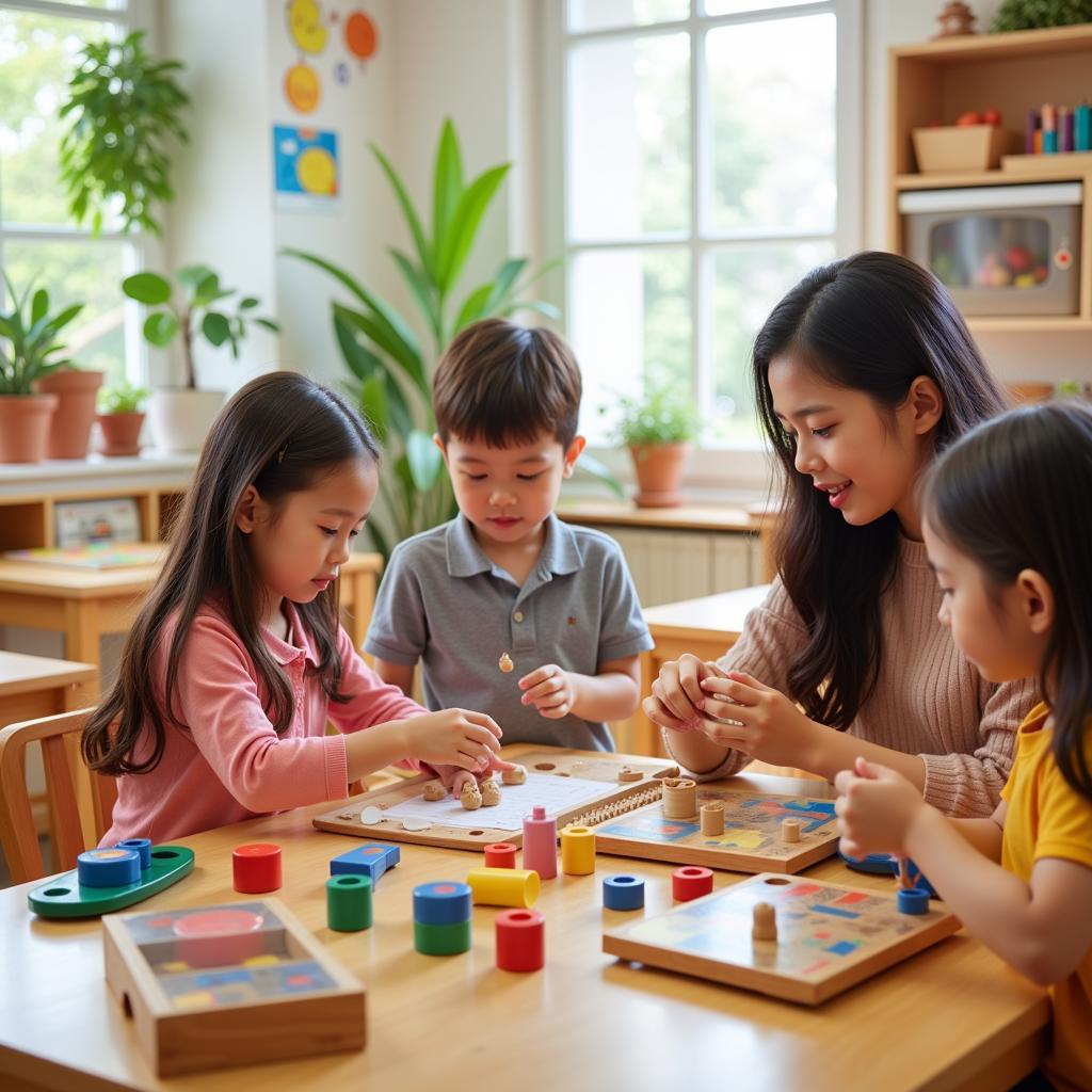 Trường Mầm Non Việt Úc Plus Montessori: Khu Vườn Học Tập