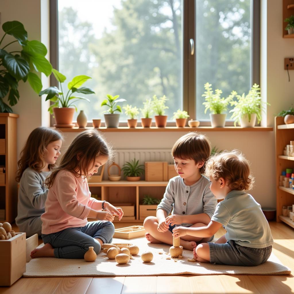 Môi trường học tập tại WonderKids Montessori