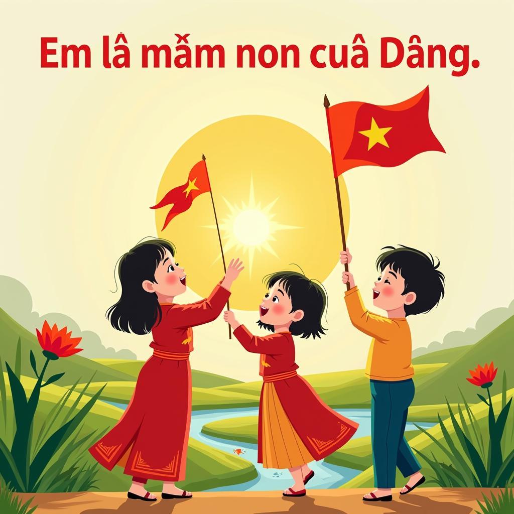 Ý nghĩa bài hát Em là mầm non của Đảng