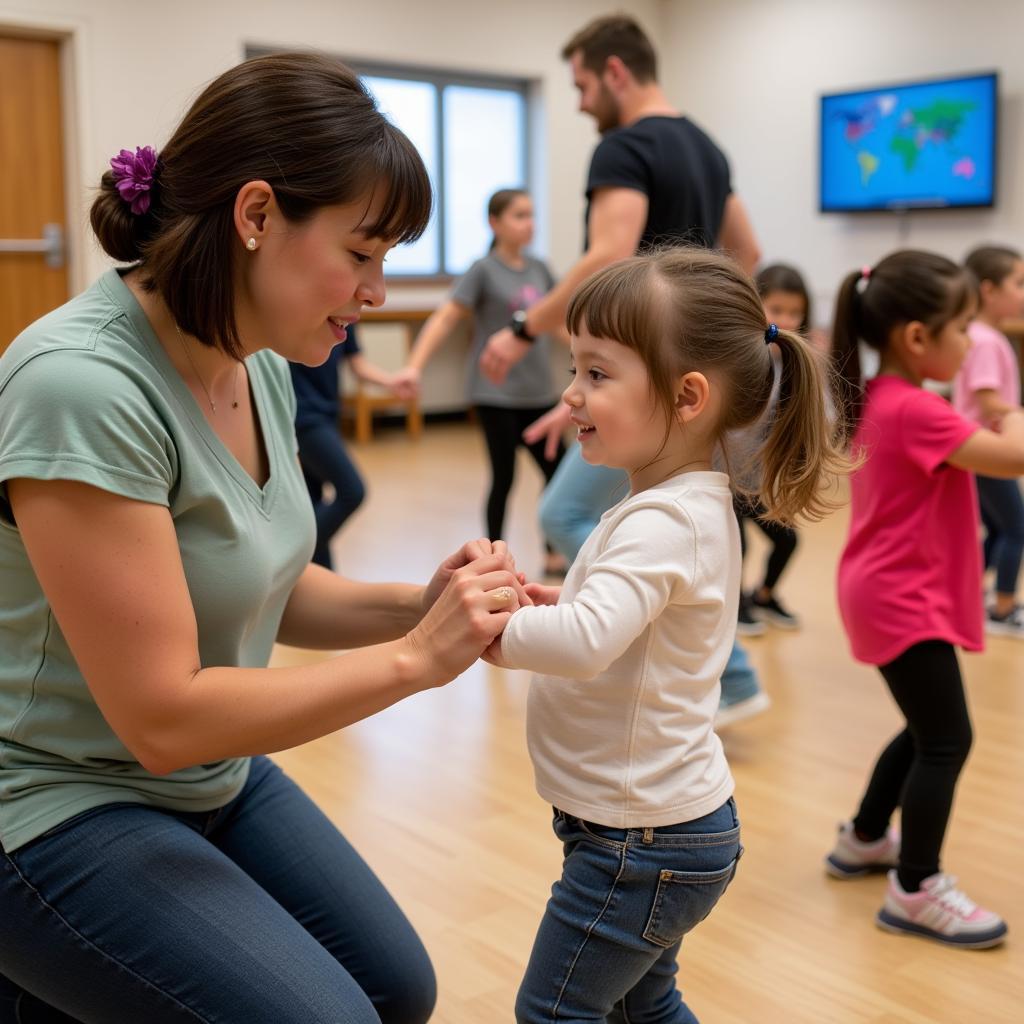 An toàn cho trẻ khi dance mầm non