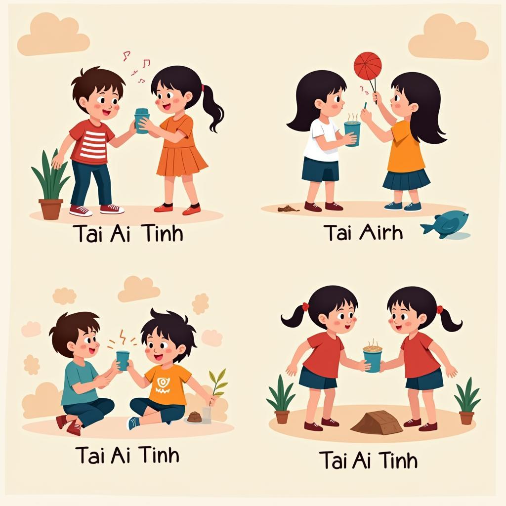 Các biến thể sáng tạo của trò chơi tai ai tinh cho trẻ mầm non