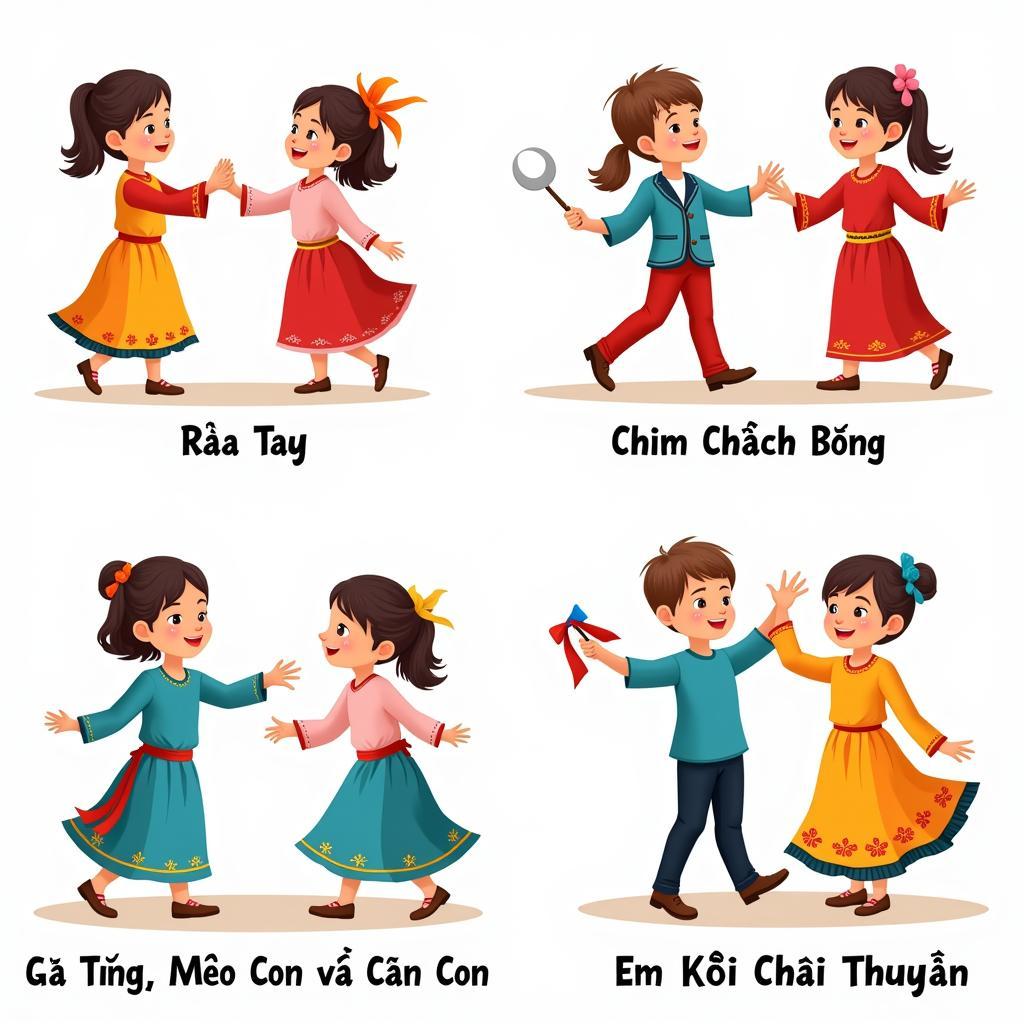 Các bài dân vũ cho trẻ mầm non