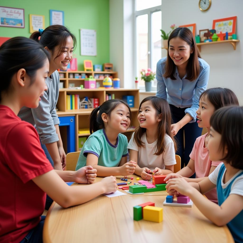 Choosing a preschool in Dai Kim for children