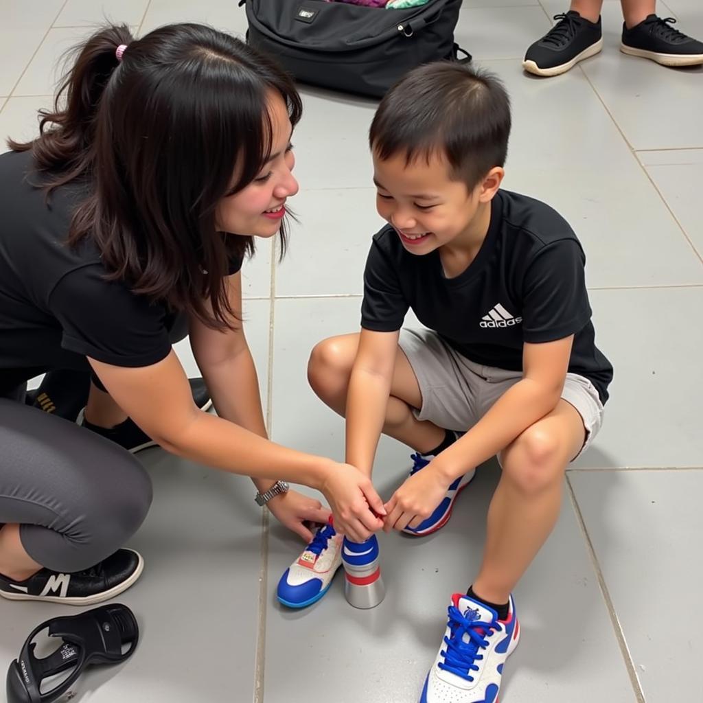 Chuẩn bị cho bé thi bé khỏe bé ngoan