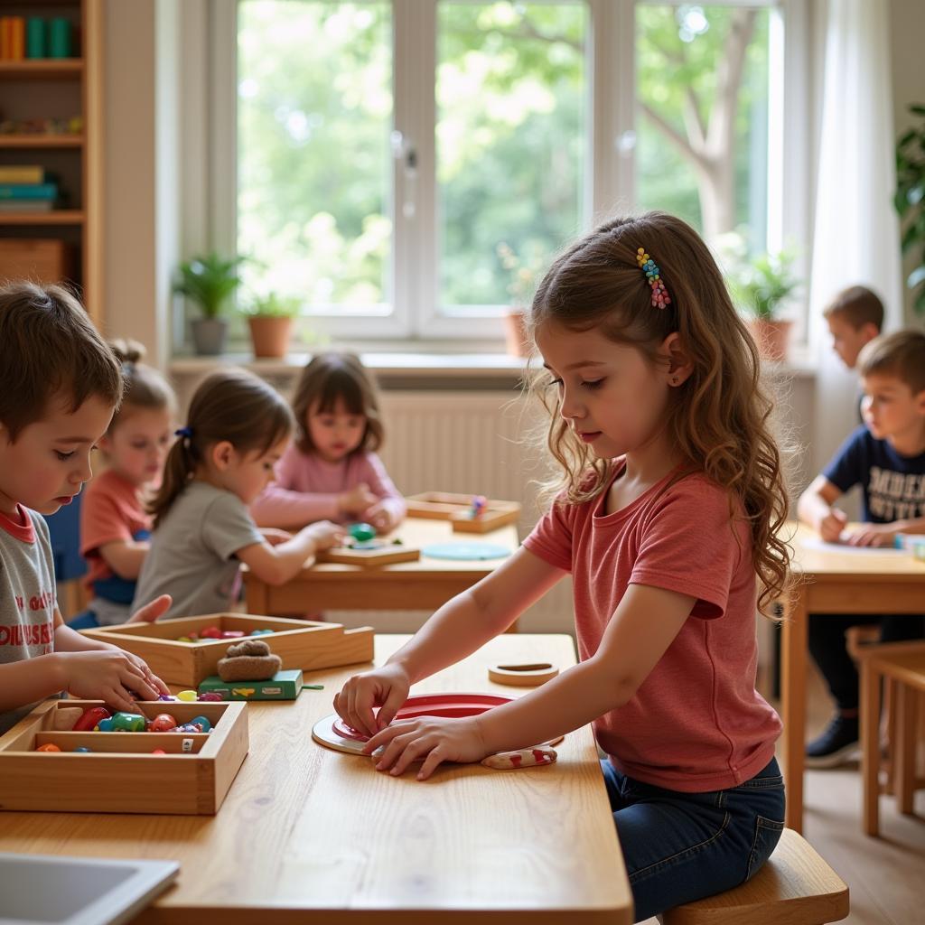 Học phí mầm non Casa dei Bambini: Môi trường học tập