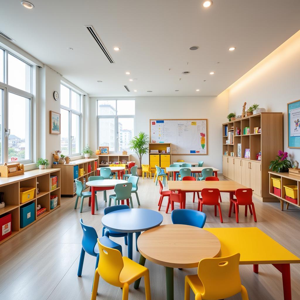 Cơ sở vật chất hiện đại tại Mầm non Vinschool Royal City