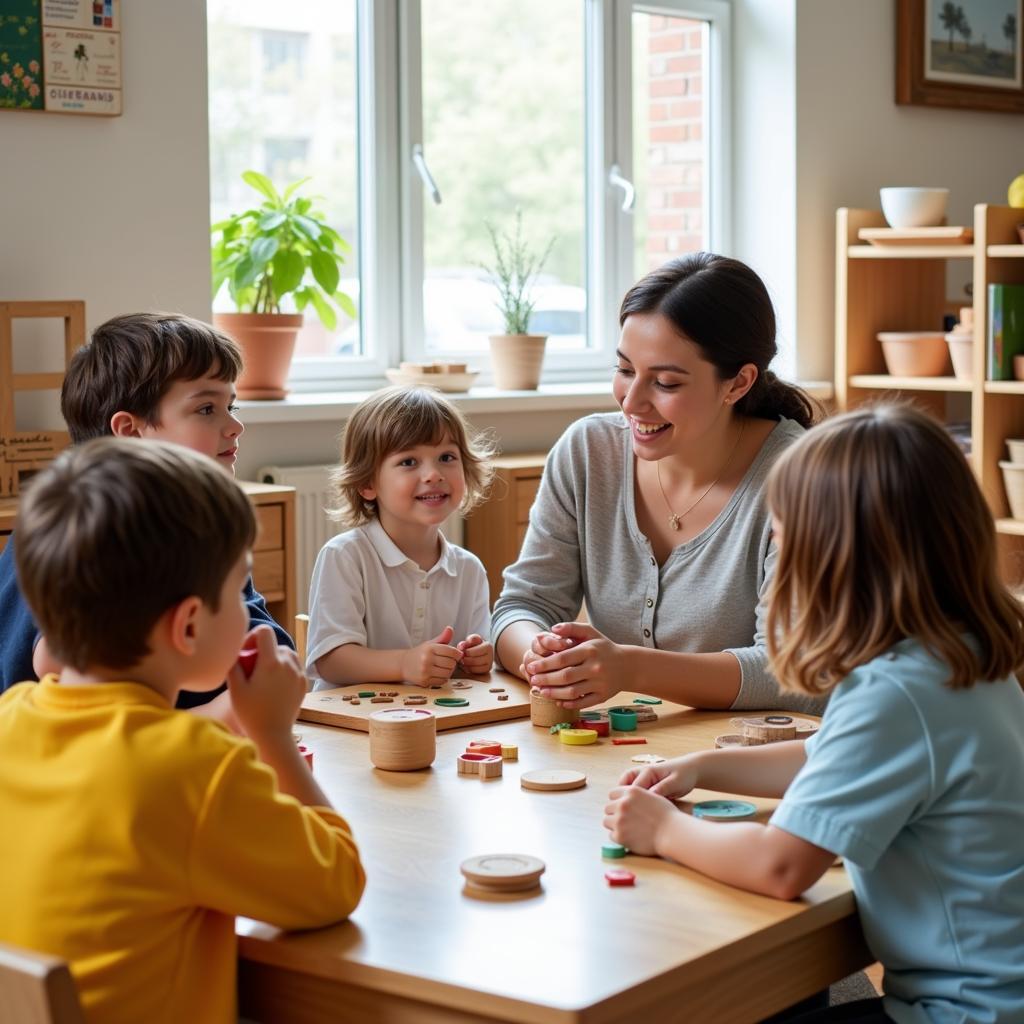 Lớp học Montessori