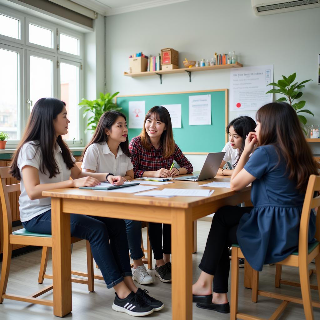 Môi trường làm việc tại trường mầm non Khánh An Đà Nẵng