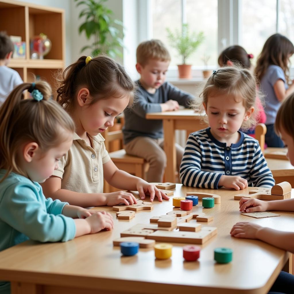 Phương pháp giáo dục mầm non mới Montessori