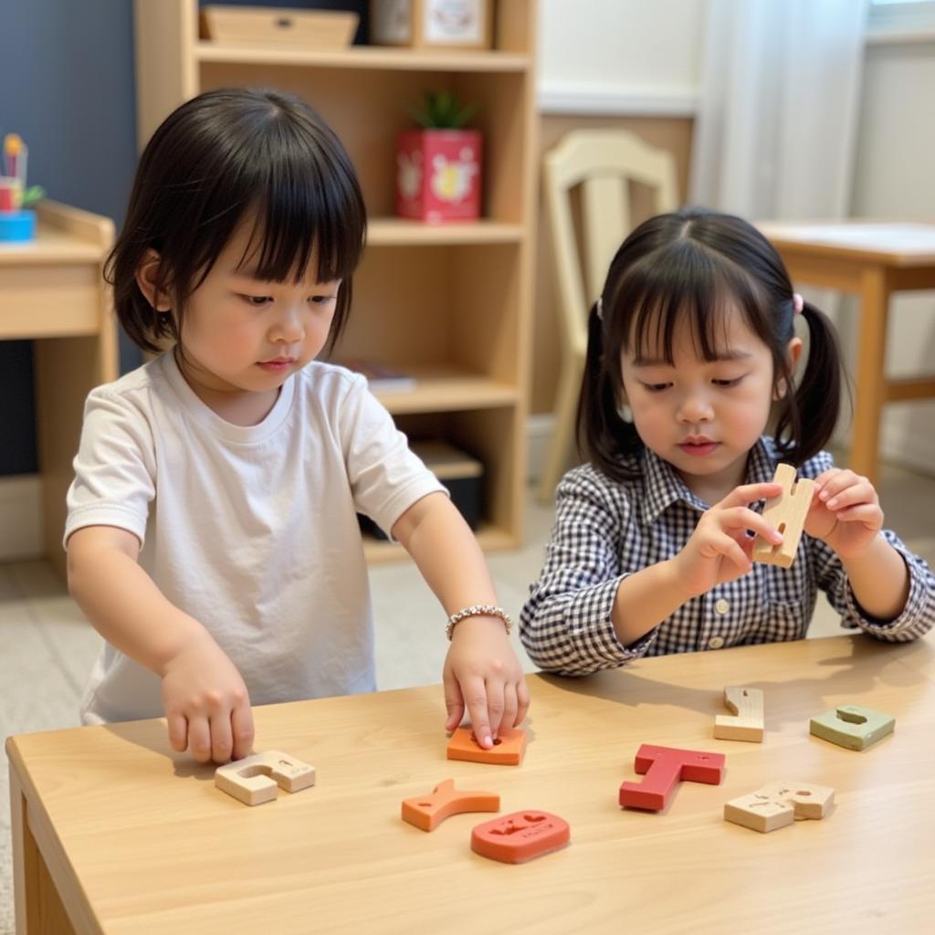 Phương pháp Montessori tại trường mầm non Sakura Hà Đông