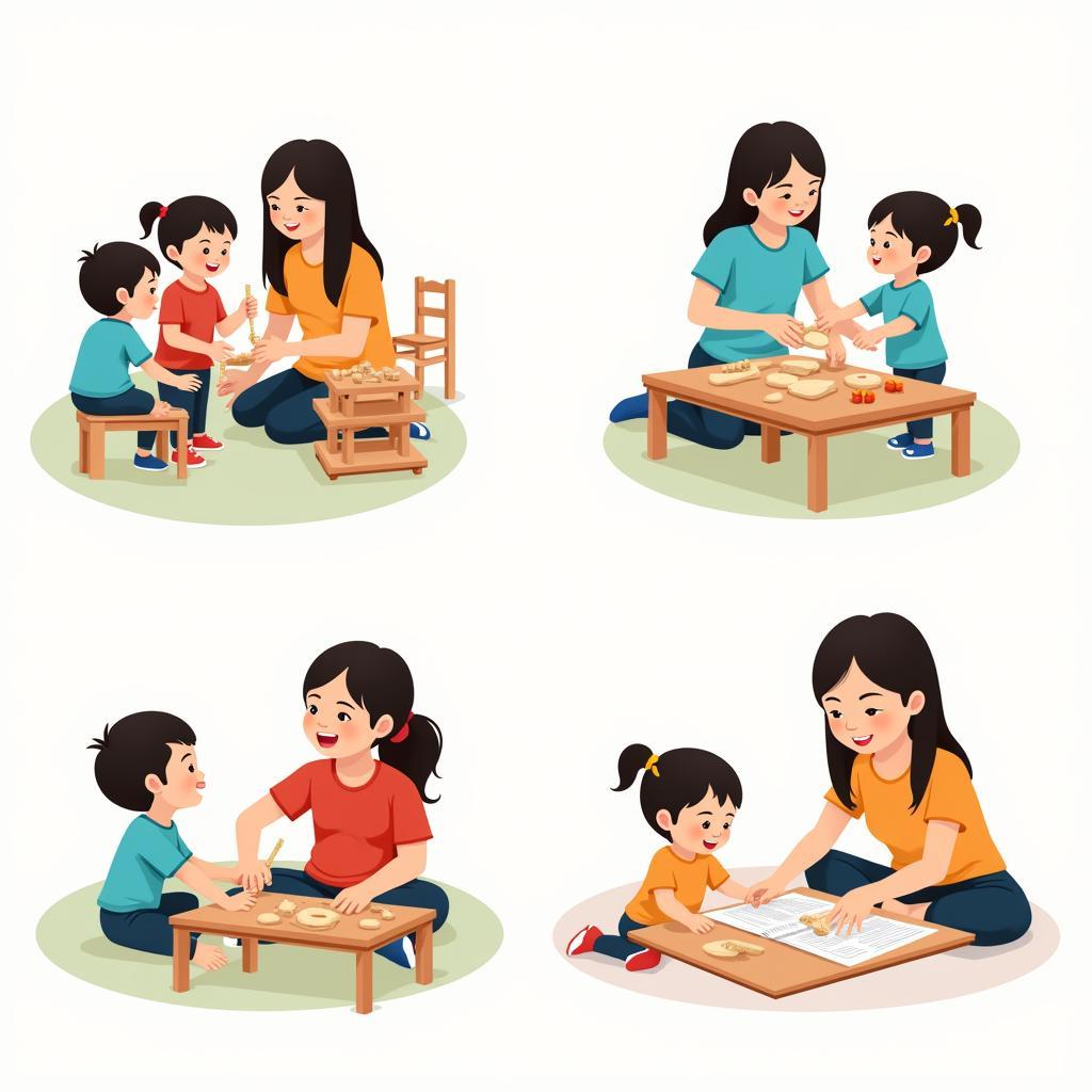 Phương pháp giảng dạy tại trường mầm non Hà Nội Montessori Nguyễn Phong Sắc