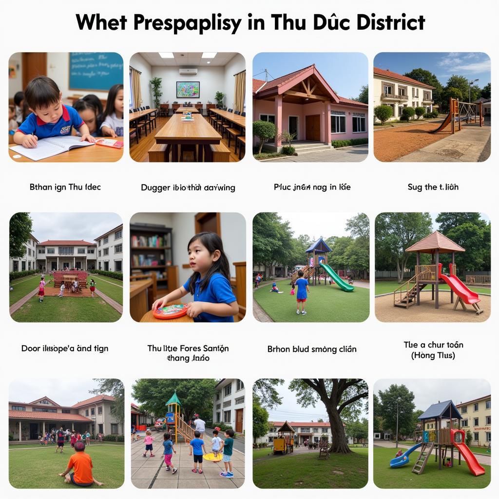 Reputable preschools in Thu Duc