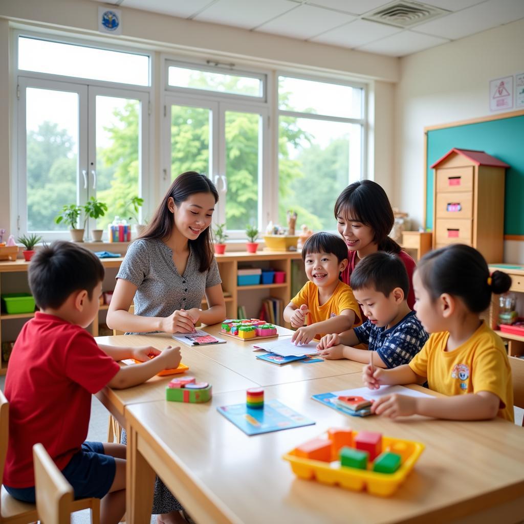 Trường Mầm Non Vietkids Phú Diễn: Không Gian Học Tập