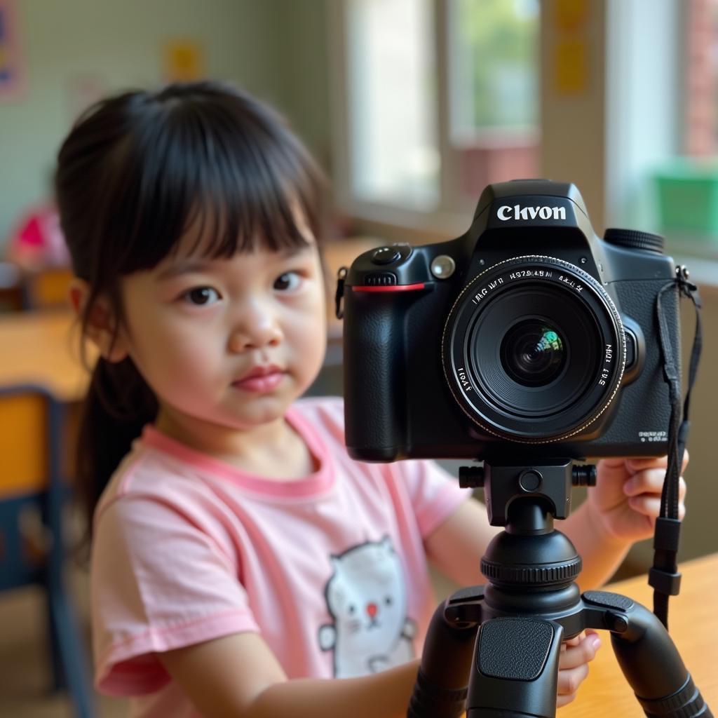 Camera chất lượng cao quan sát bé tại trường mầm non Quận 12