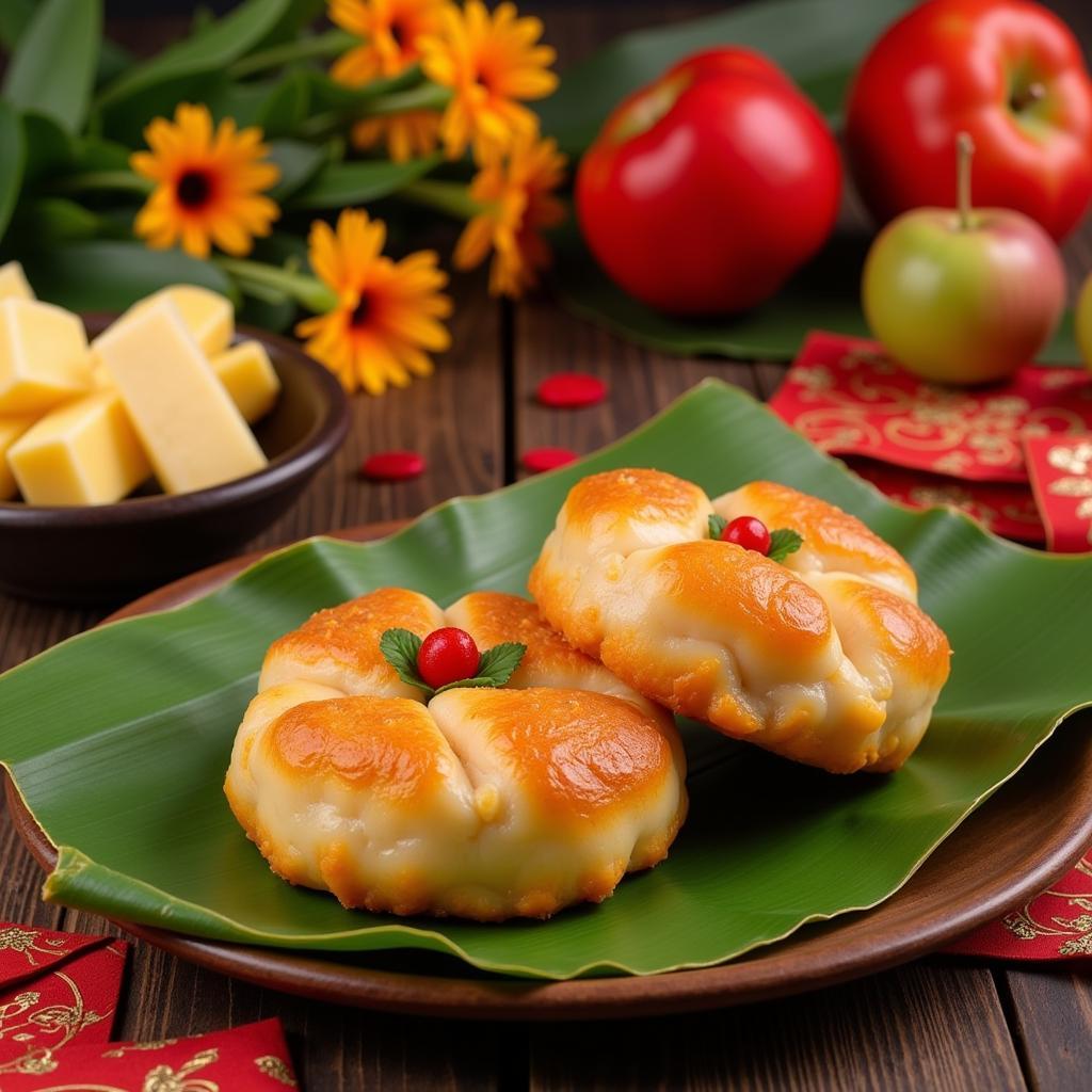 Tet raadsel voor kleuters: Banh chung en banh tet