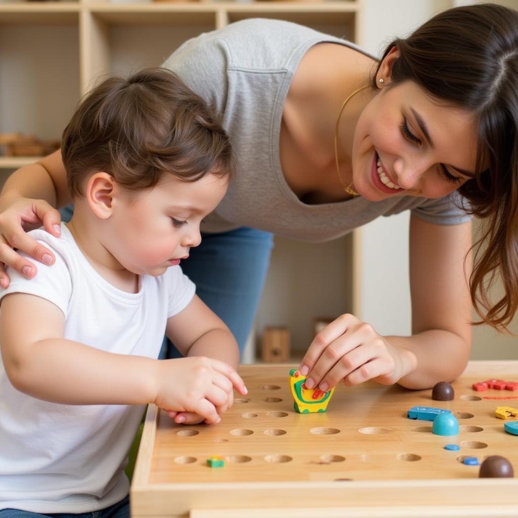 Giáo viên trường mầm non Montessori Mỹ Đình