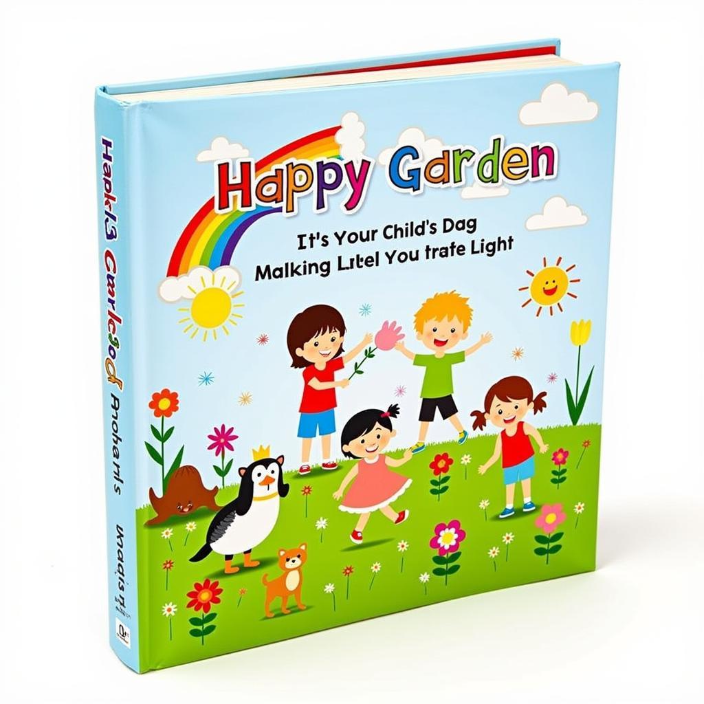 Bìa sách Happy Garden Tiếng Anh Mầm Non