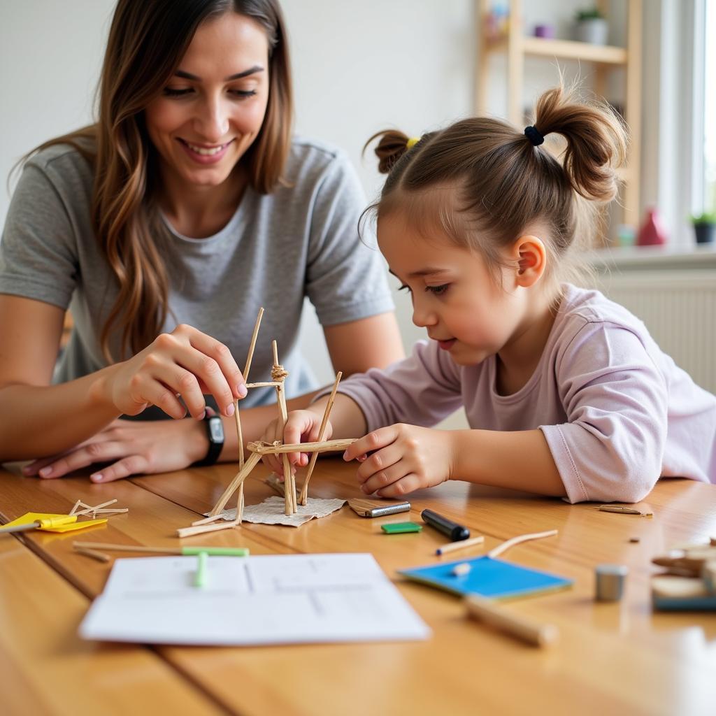 Hoạt động STEM tại nhà cho bé