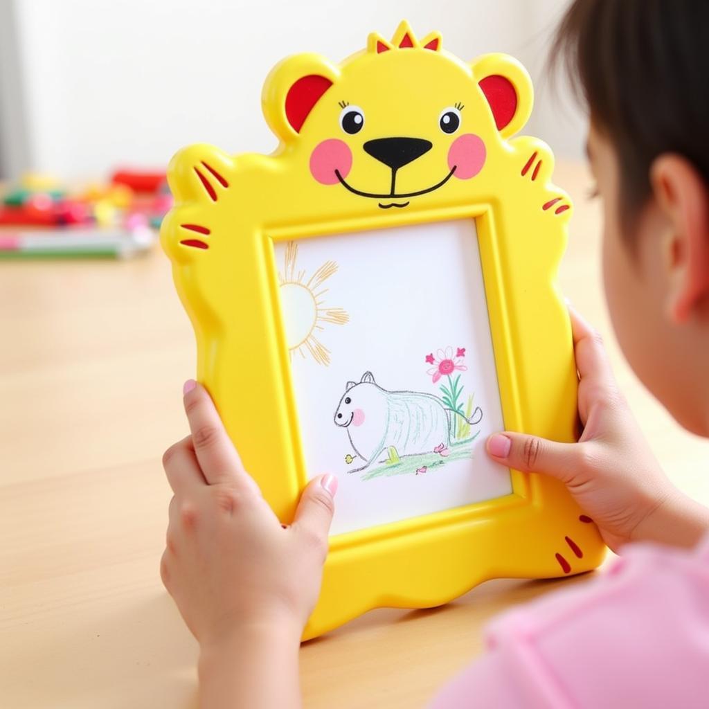 Khung hình mầm non an toàn cho bé