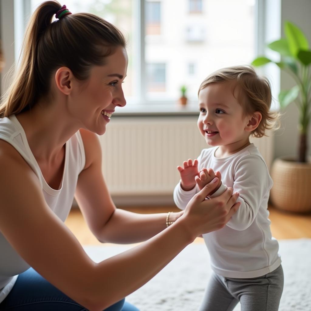 Tập aerobic tại nhà cho bé