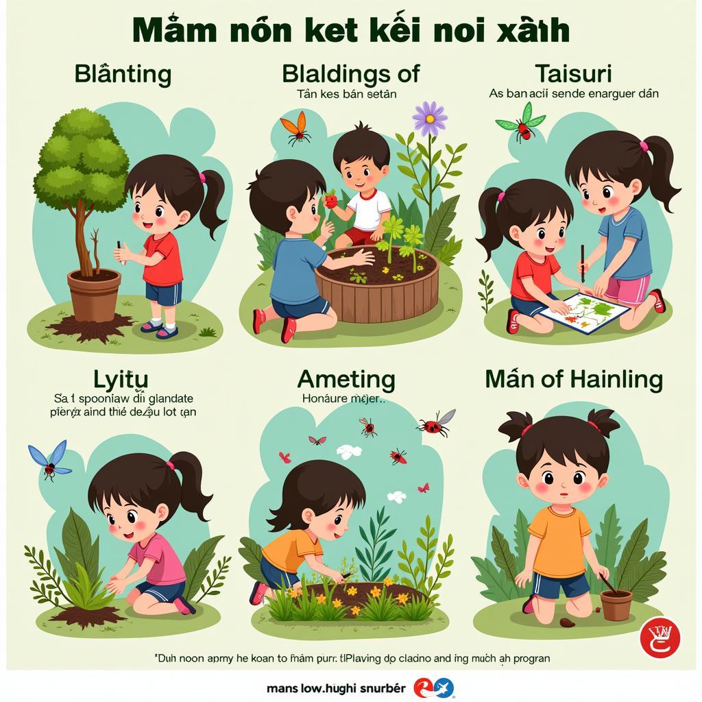 Ứng dụng mầm non kết nối xanh trong giảng dạy